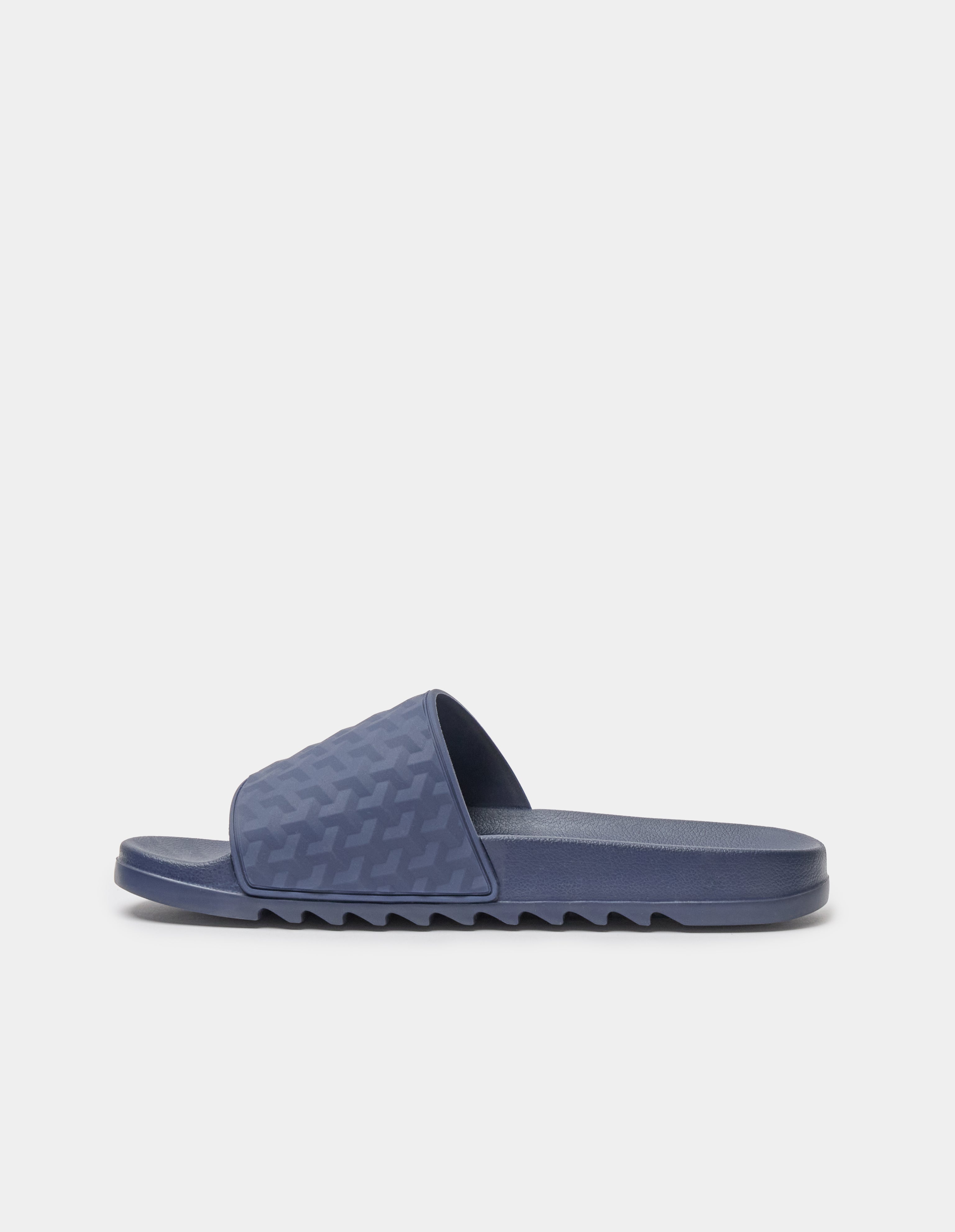 Navy Jacquard Illusion Slider