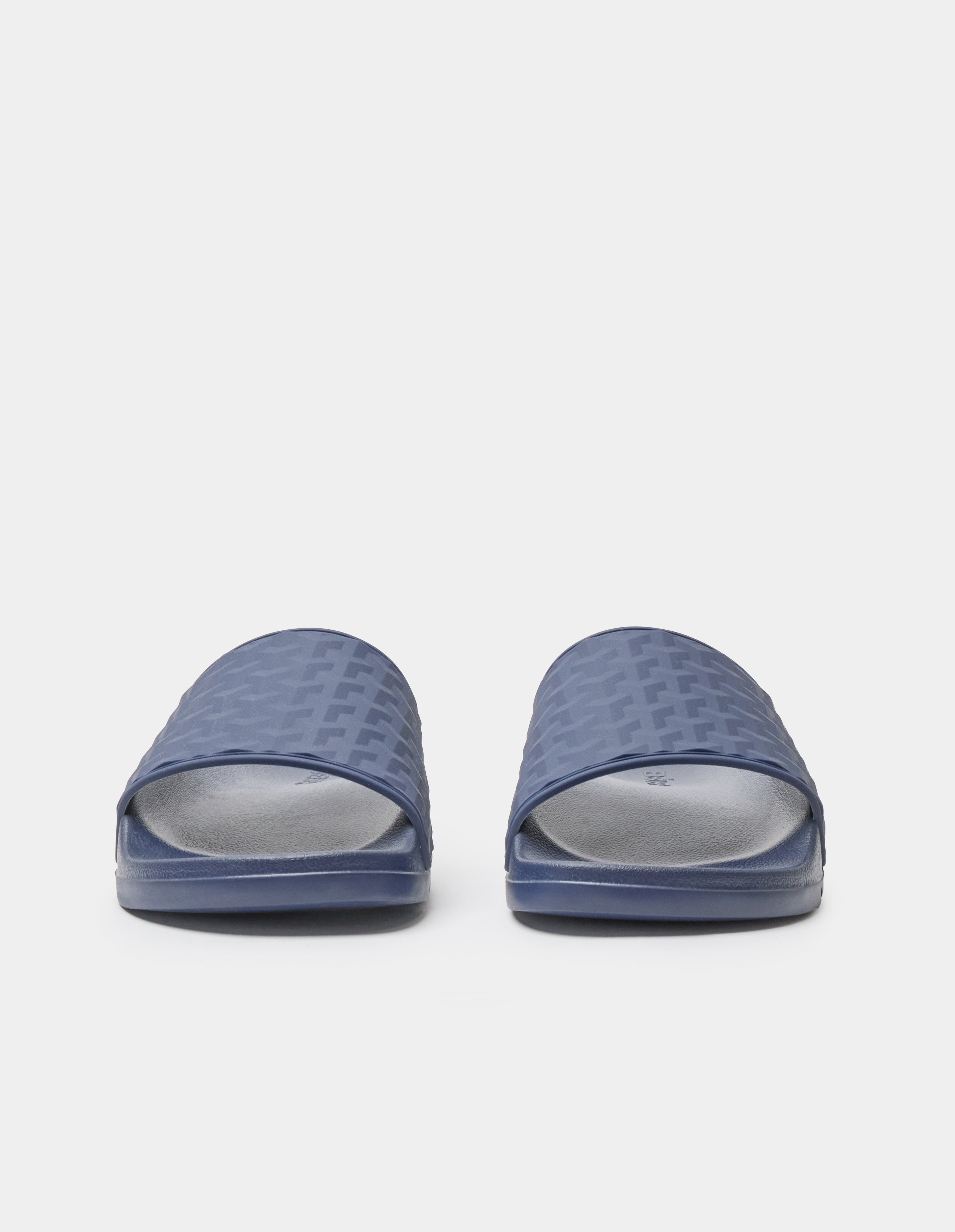 Navy Jacquard Illusion Slider