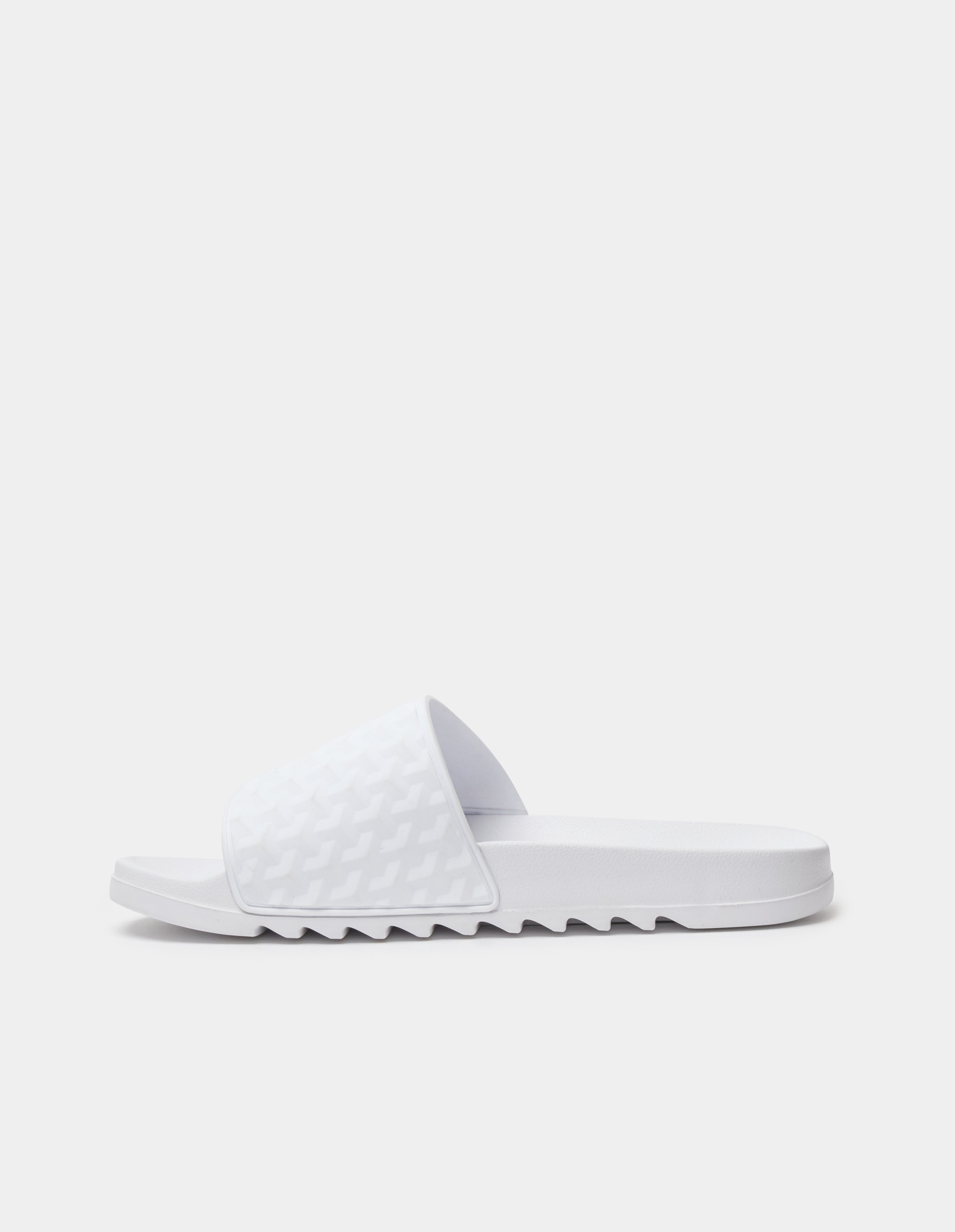 White Jacquard Illusion Slider