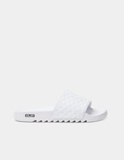 White Jacquard Illusion Slider