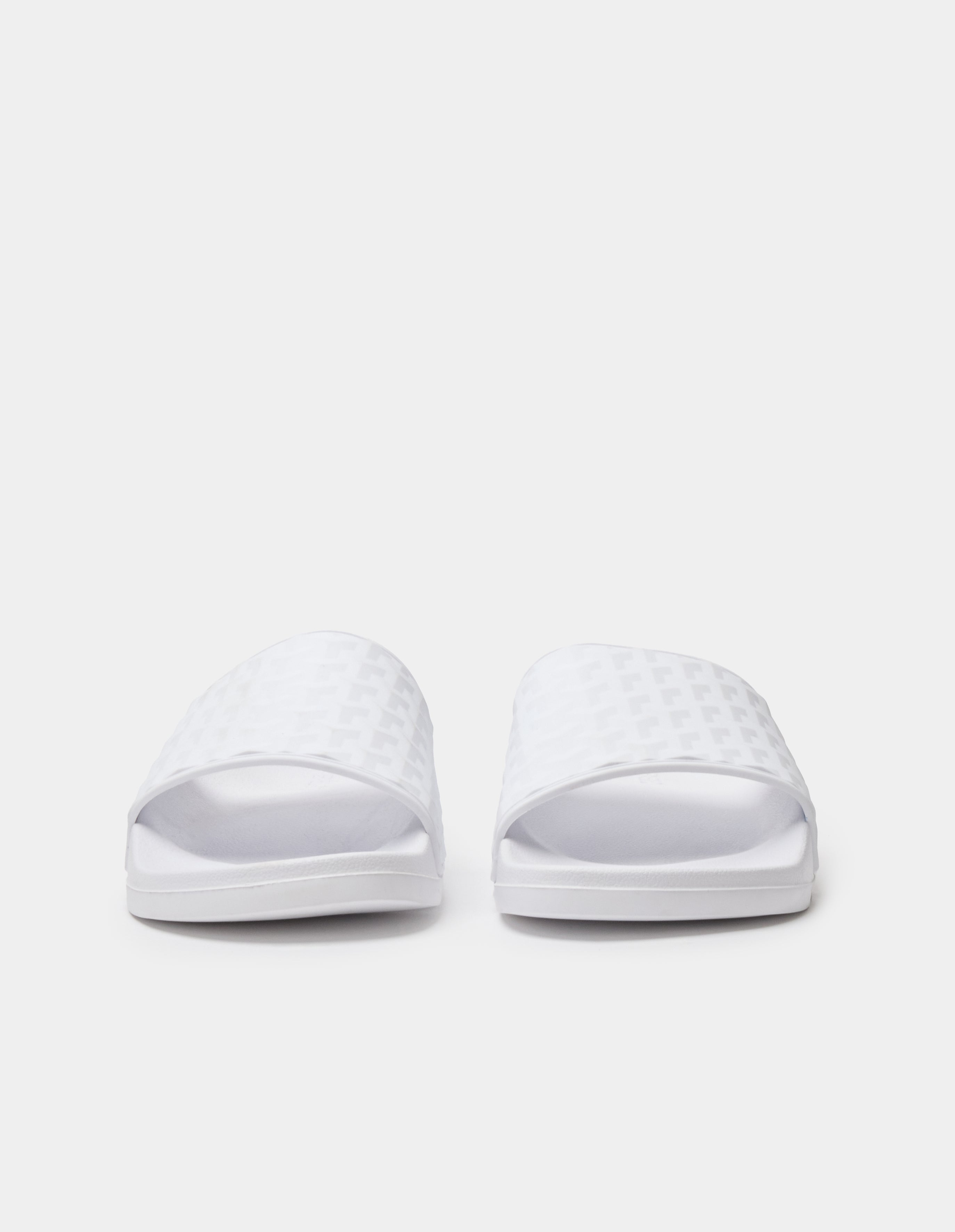 White Jacquard Illusion Slider