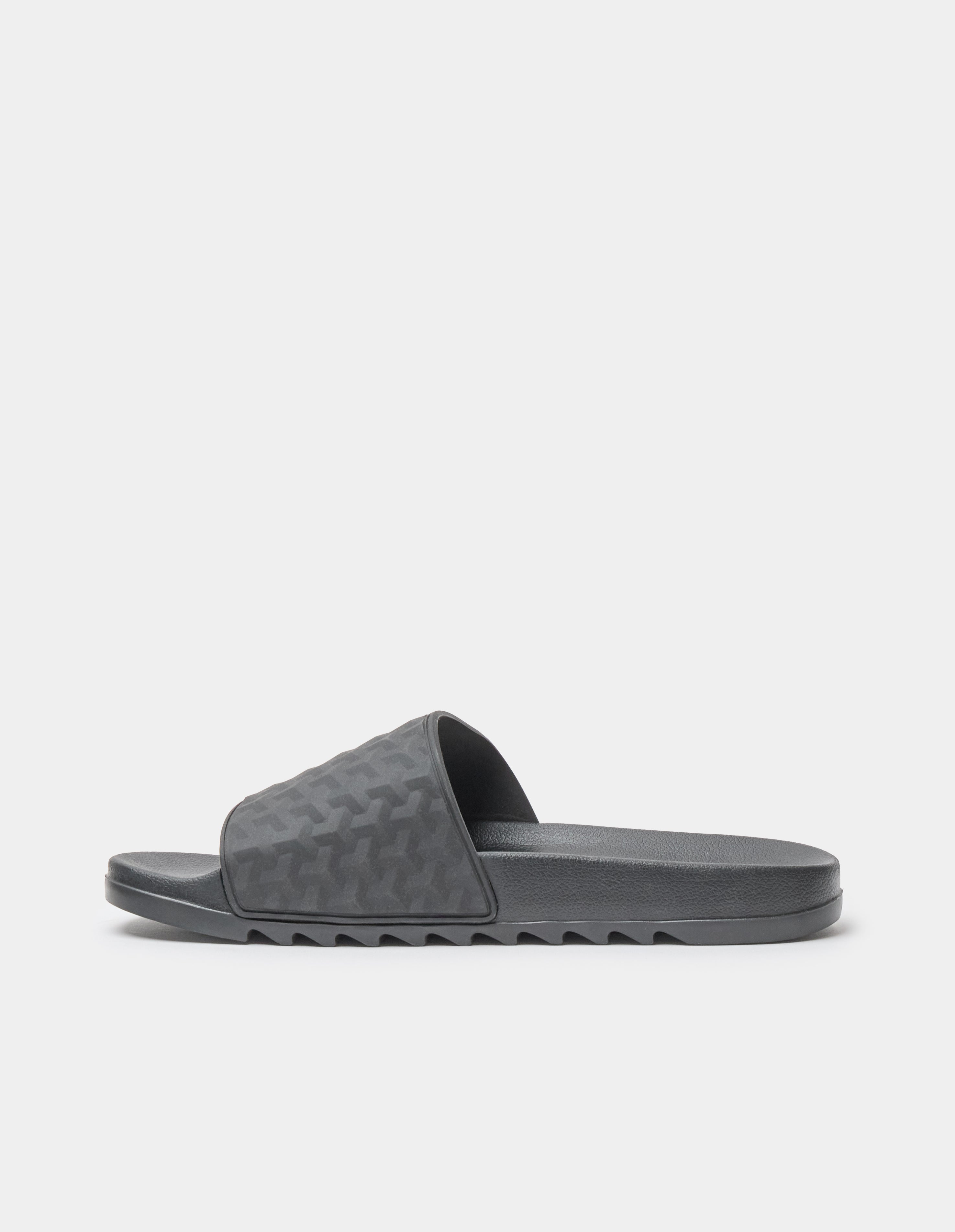 Black Jacquard Illusion Slider