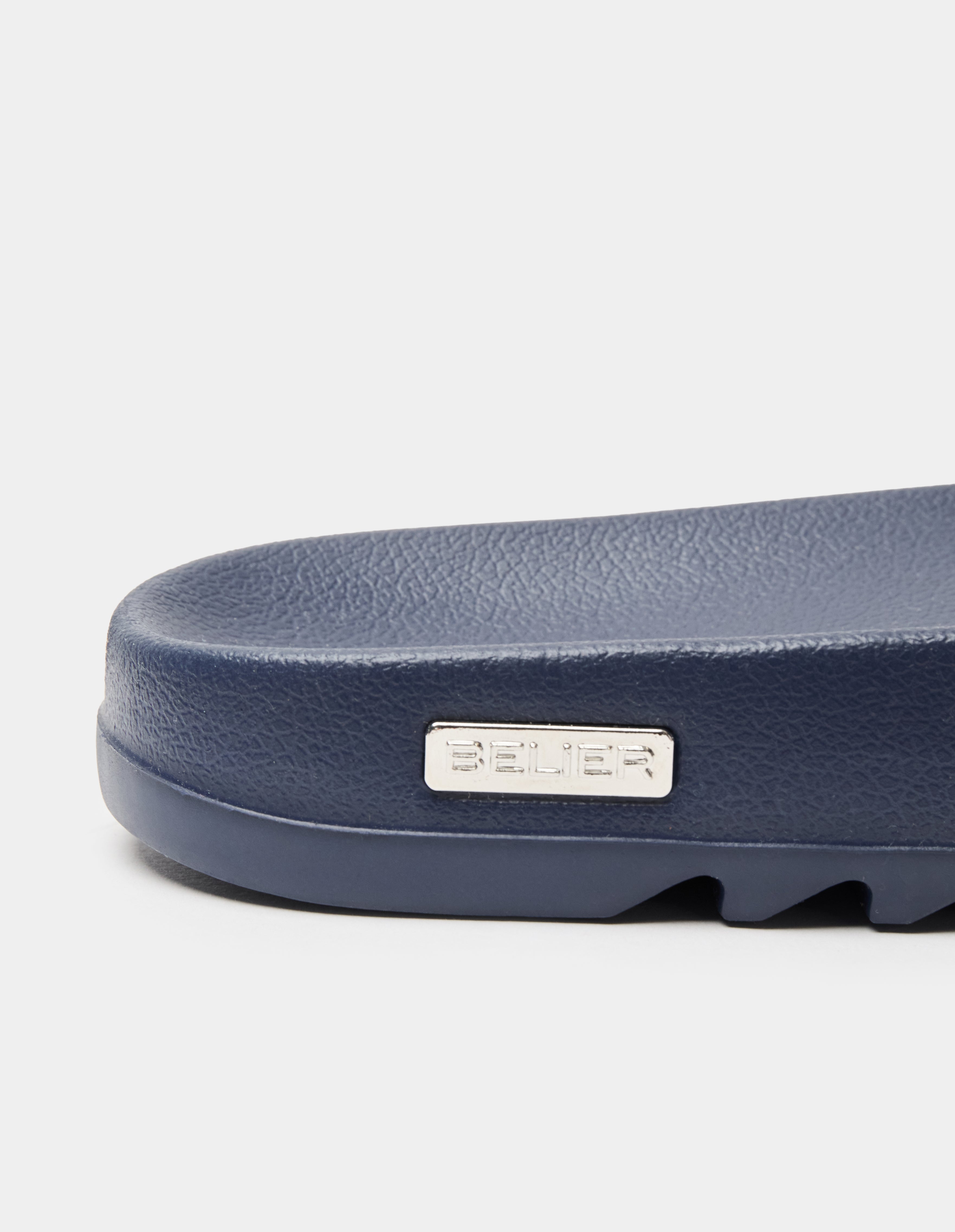 Navy Jacquard Illusion Slider