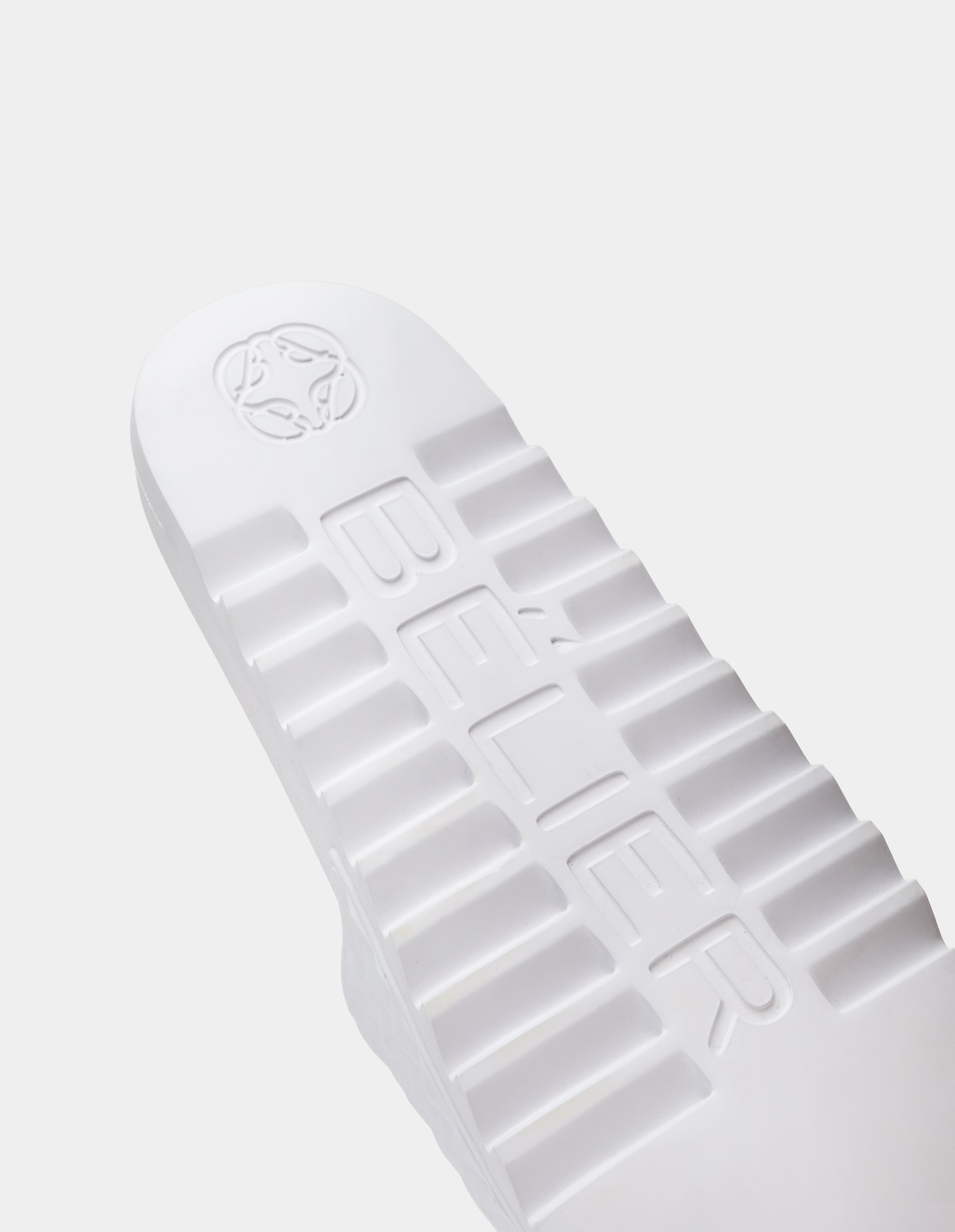 White Jacquard Illusion Slider