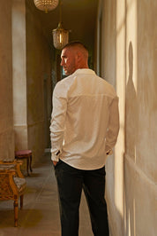 Jacquard White Illusion Shirt