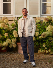 Ecru Boucle Wool Jacket