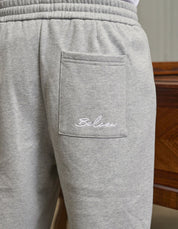 Grey Marl Logo Jogger