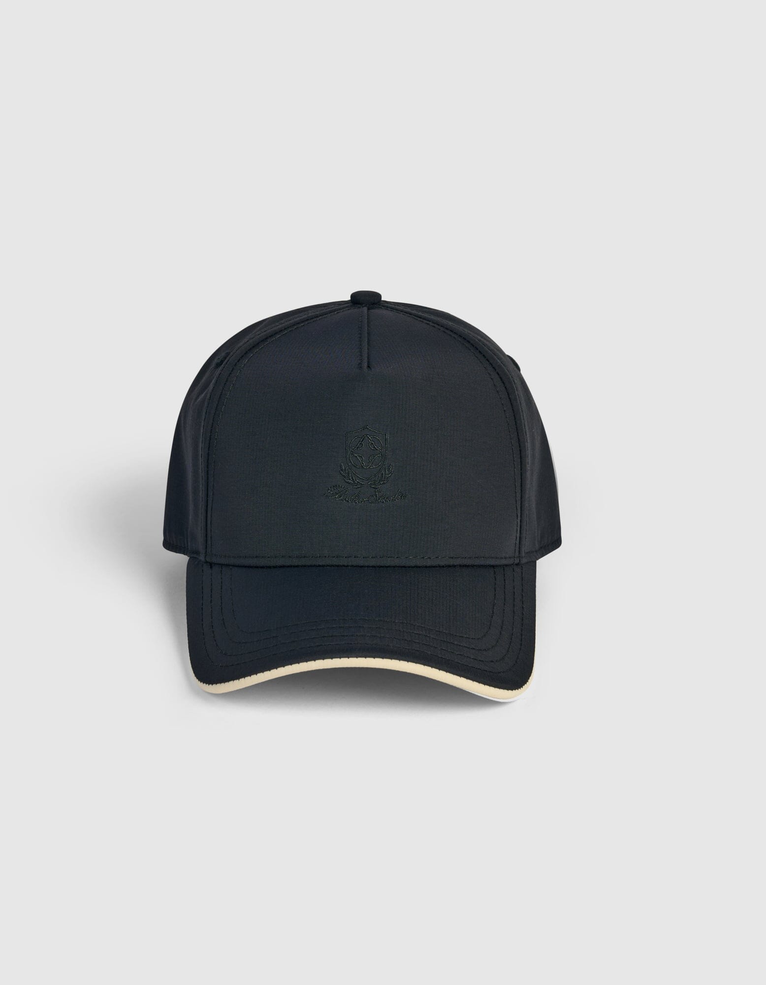 Black Crest Logo Cap