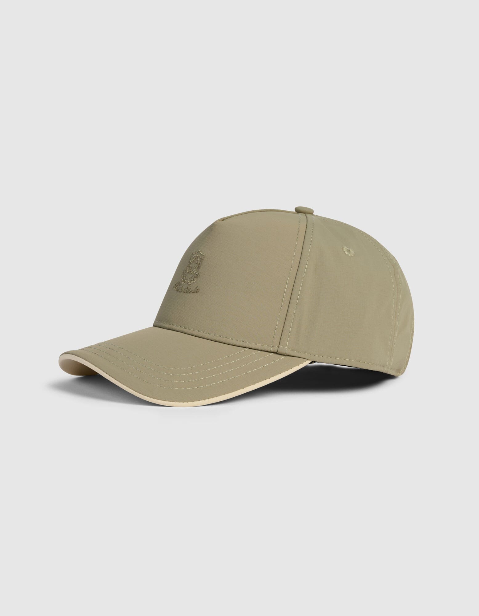 Taupe Crest Logo Cap