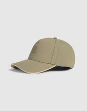 Taupe Crest Logo Cap