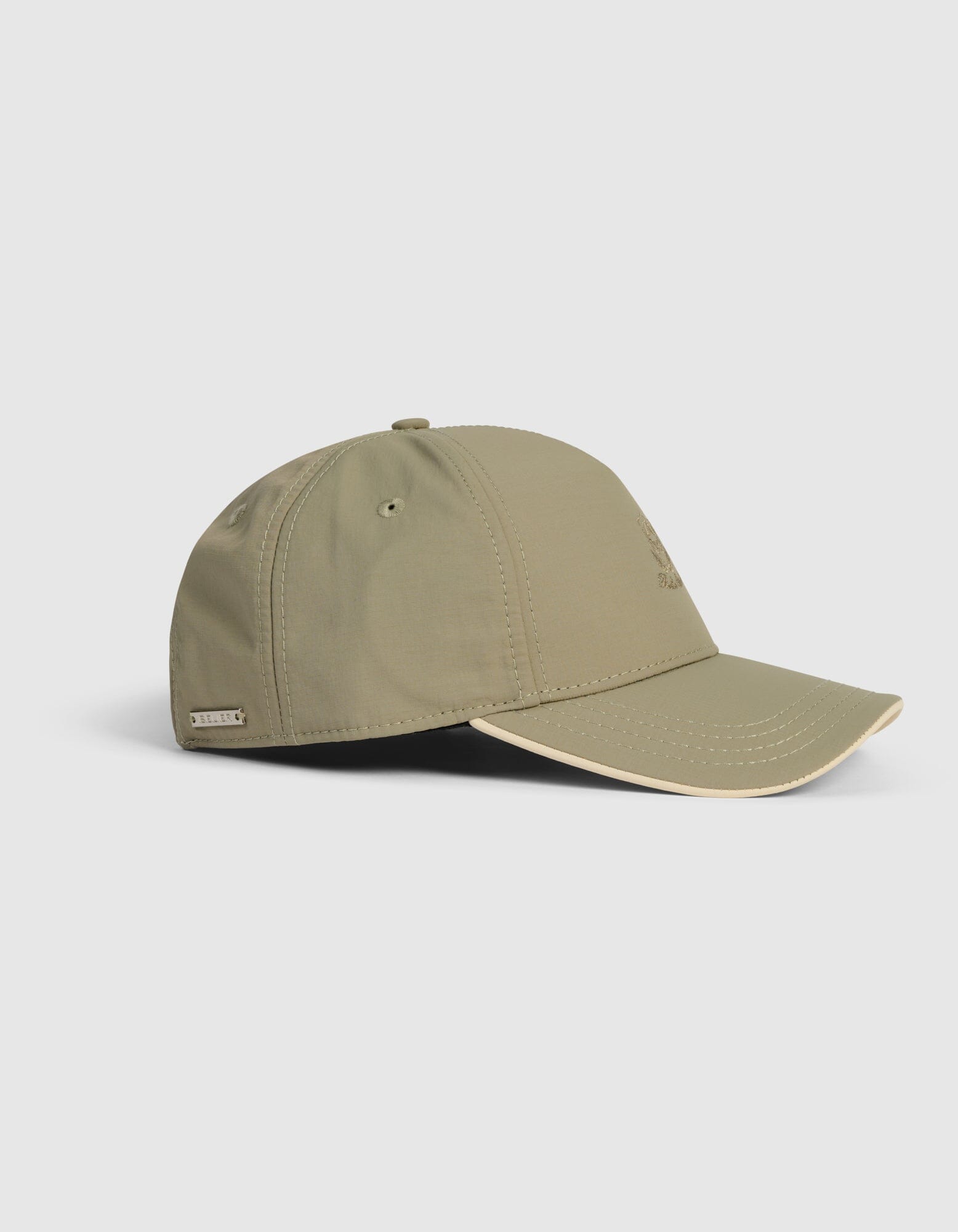 Taupe Crest Logo Cap