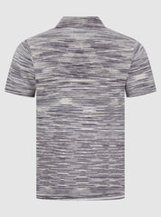 Grey Space Dye Polo