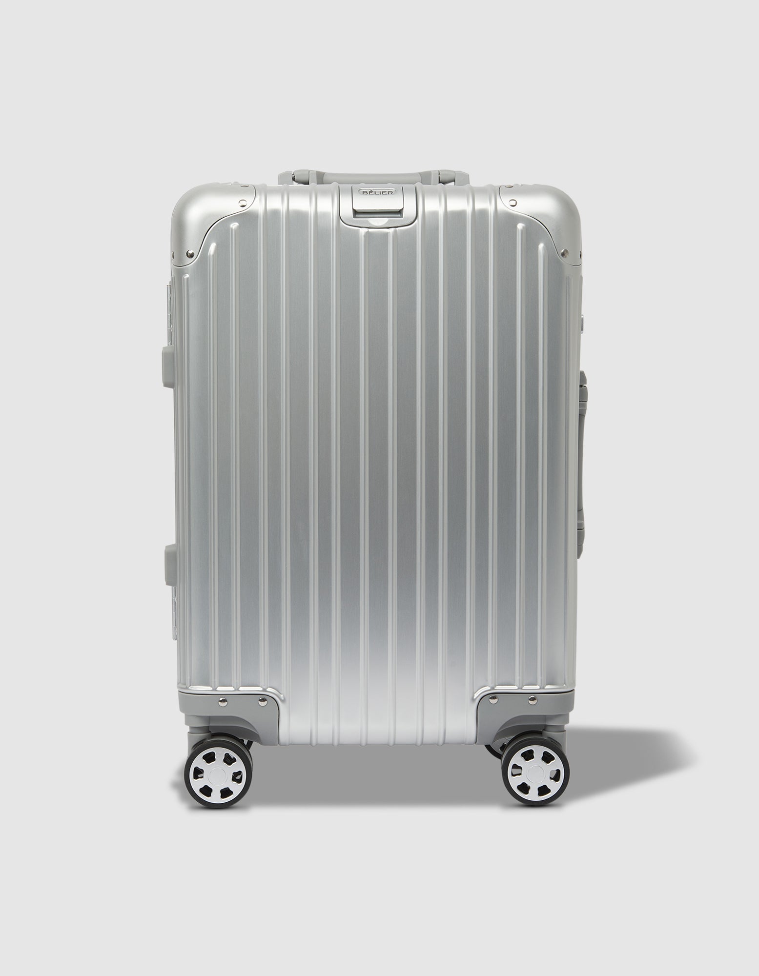 20" Small Aluminium Suitcase - Silver