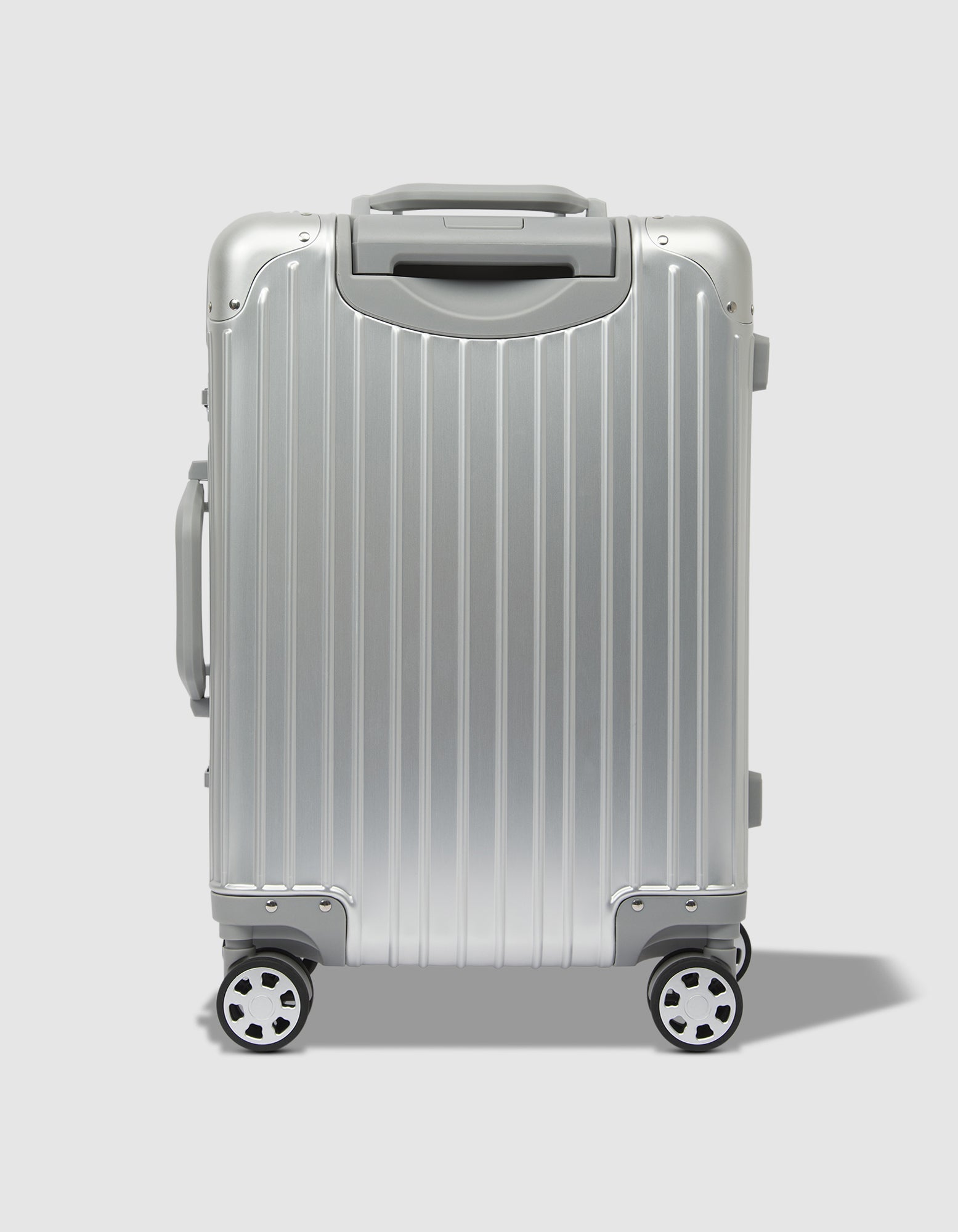 20" Small Aluminium Suitcase - Silver