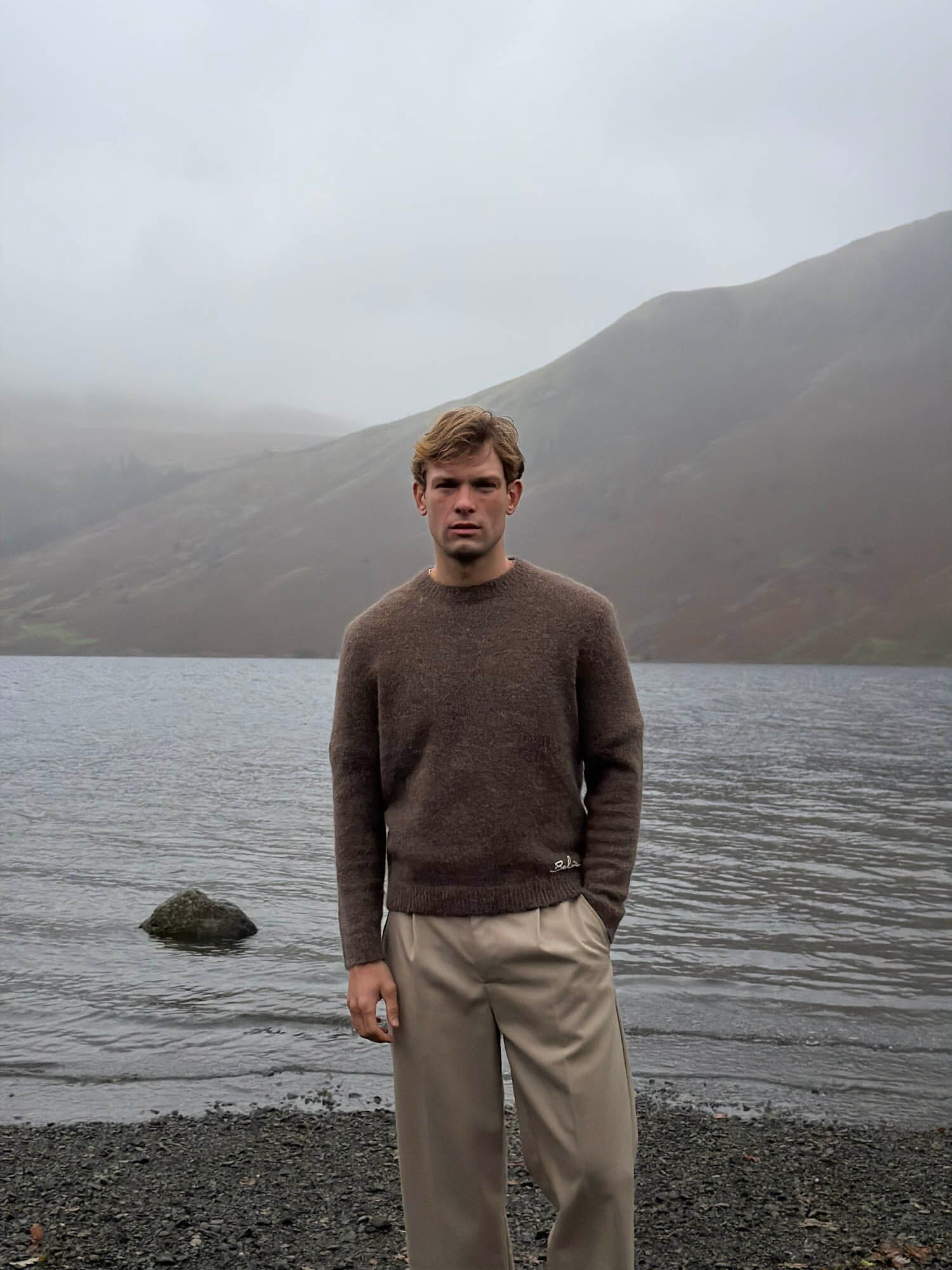 Brown Alpaca Knitted Jumper