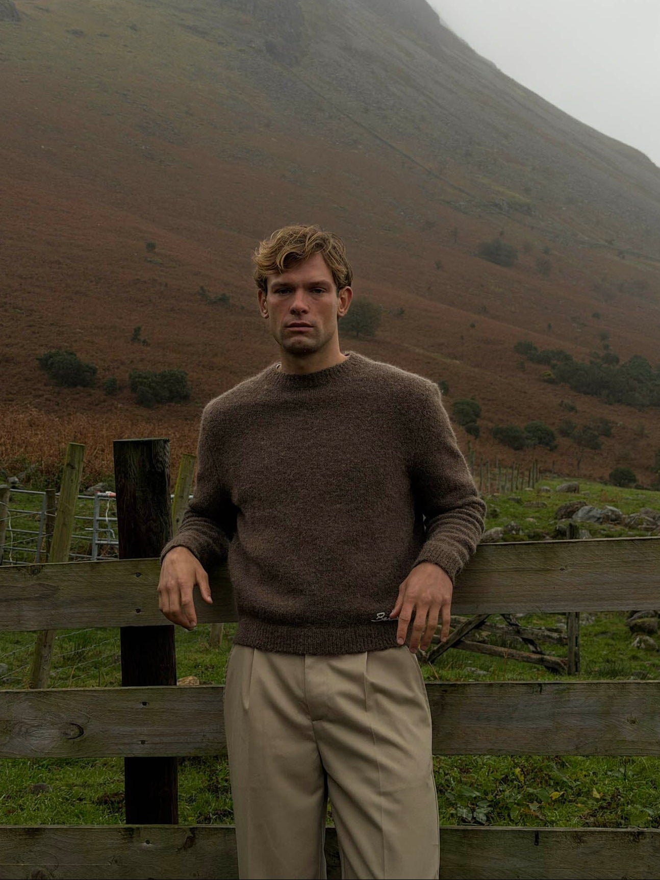 Brown Alpaca Knitted Jumper