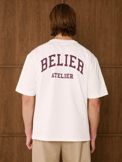 Off-White/Burgundy Campus Atelier T-Shirt
