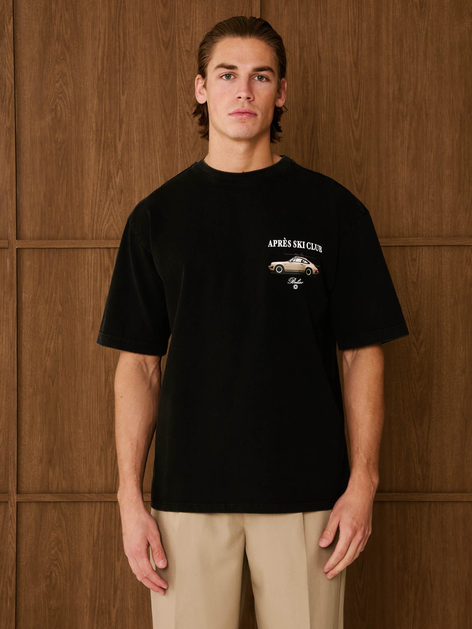 Washed Black Après Ski T-Shirt