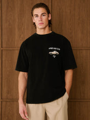 Washed Black Après Ski T-Shirt