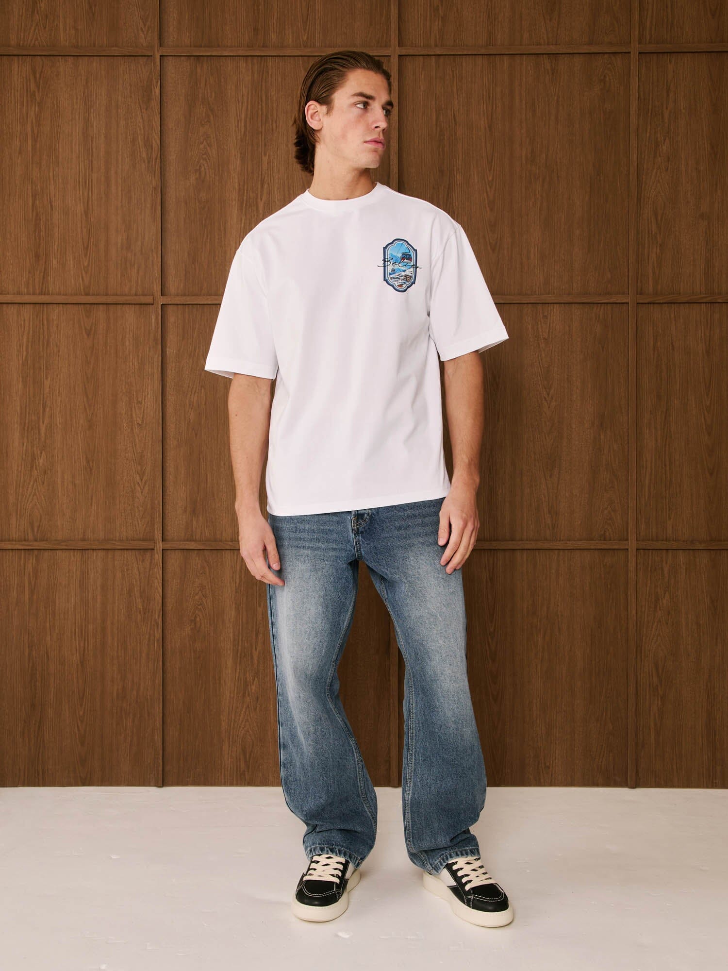 White Alpine View T-Shirt