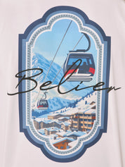 White Alpine View T-Shirt