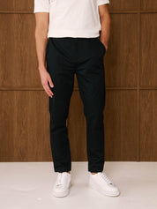Black Essential Side Adjuster Trouser