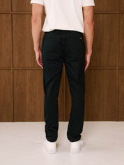 Black Essential Side Adjuster Trouser