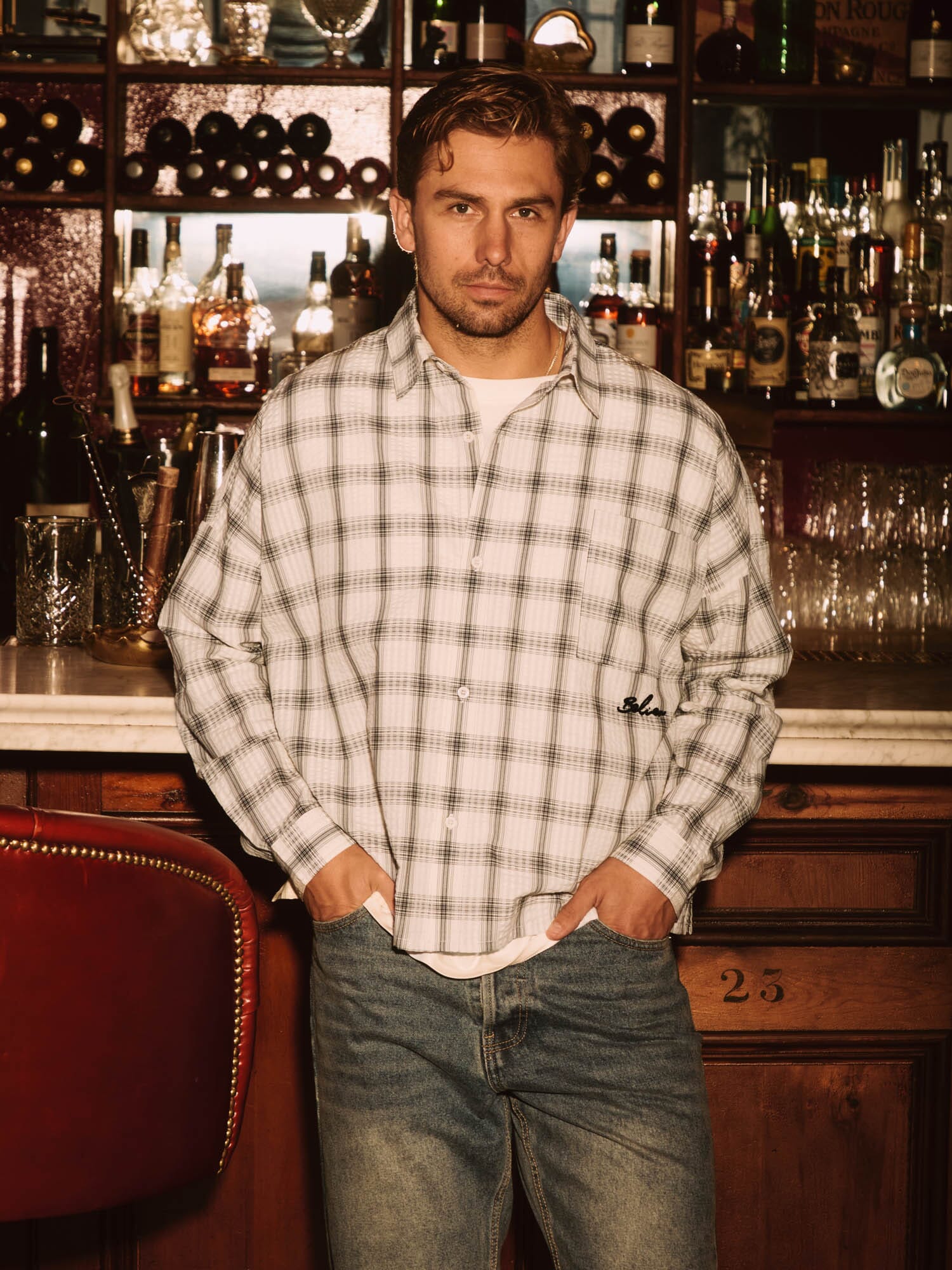 Off White Check Shirt