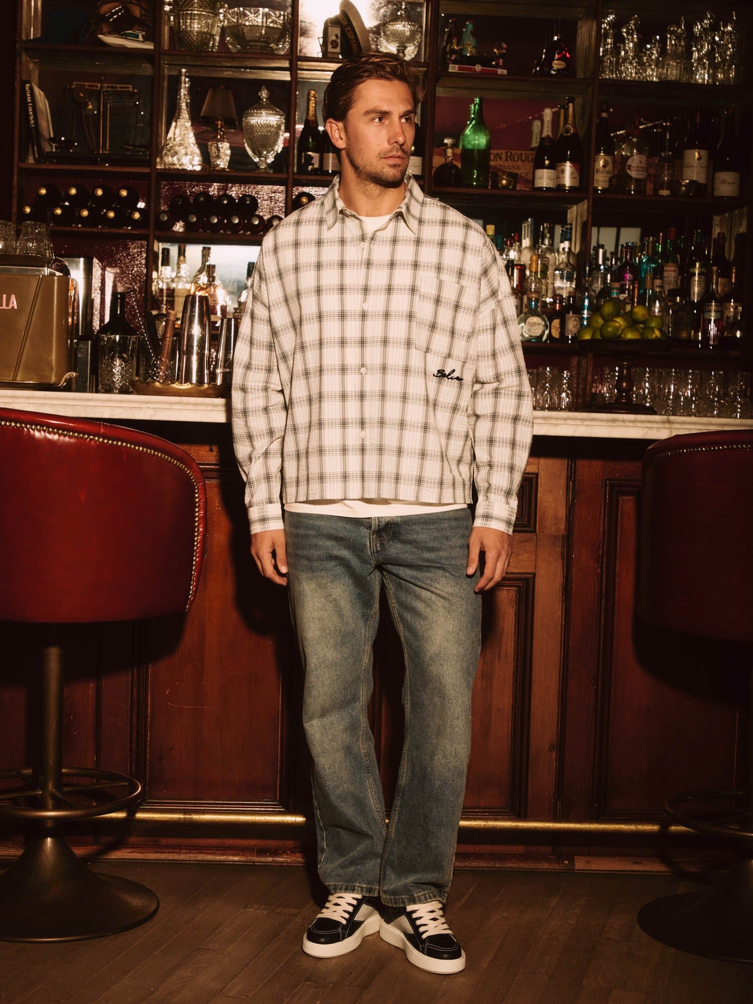 Off White Check Shirt