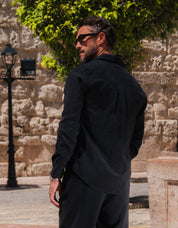 Modal Pocket Shirt - Black