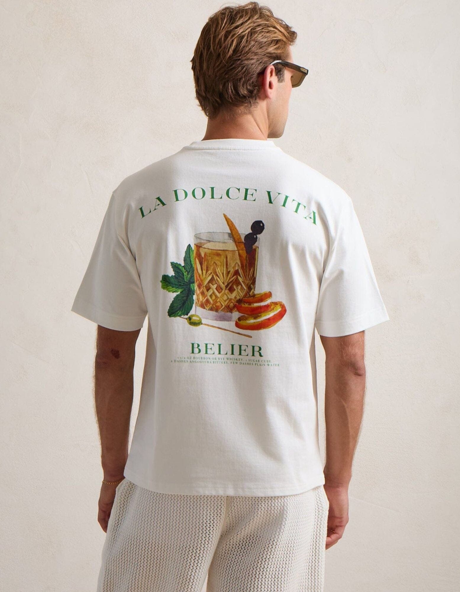 White Old Fashioned T-Shirt