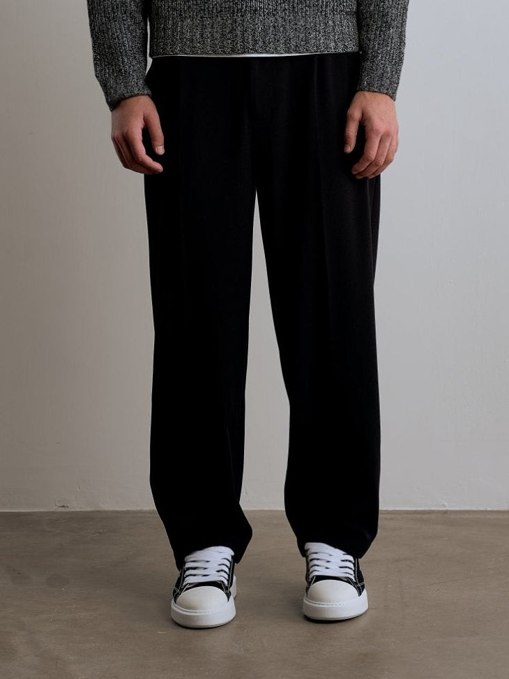 Gaston Relaxed Fit Trouser - Black