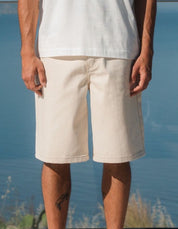 Clyde Denim Jort - Stone