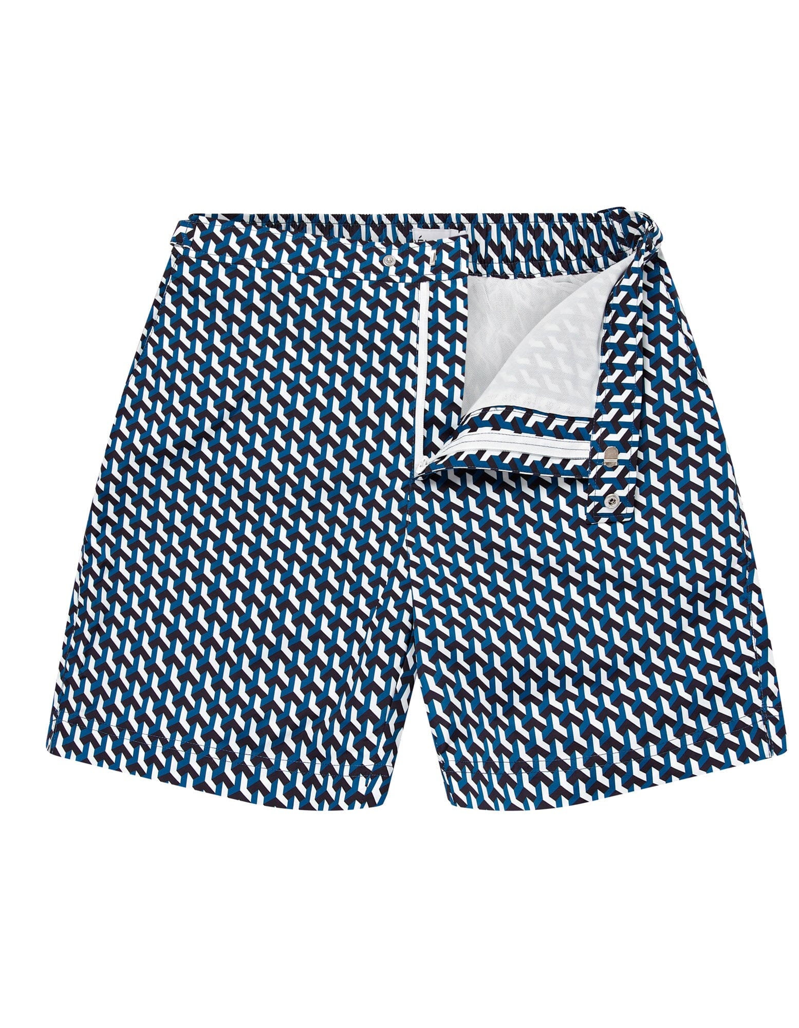 Illusion Print Swimshort | Blue