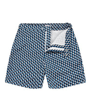 Illusion Print Swimshort | Blue