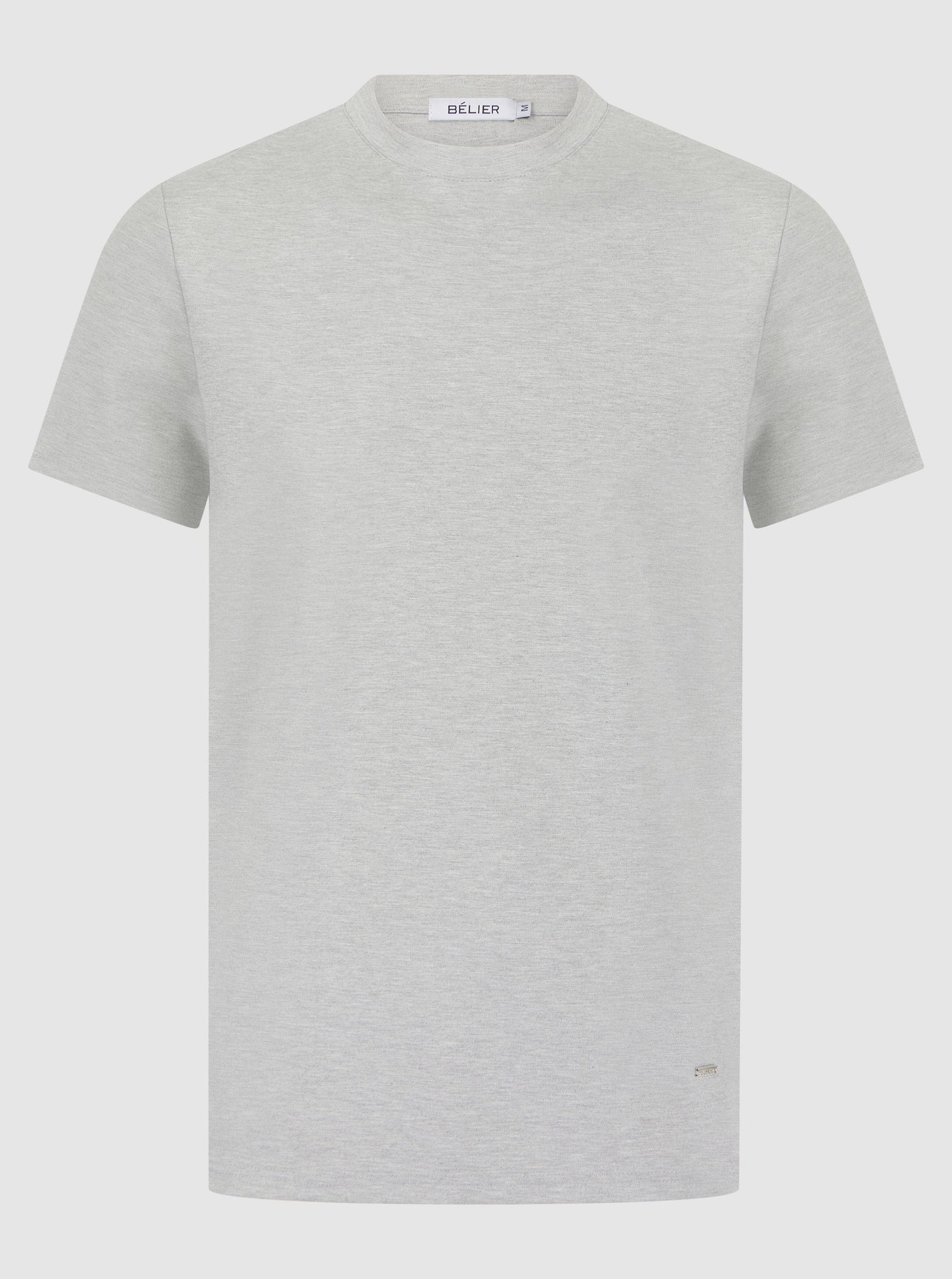 Premium Plain T-shirt Grey Marl
