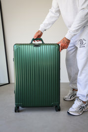 29" Large Aluminium Suitcase - Green