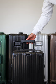 20" Small Aluminium Suitcase - Black