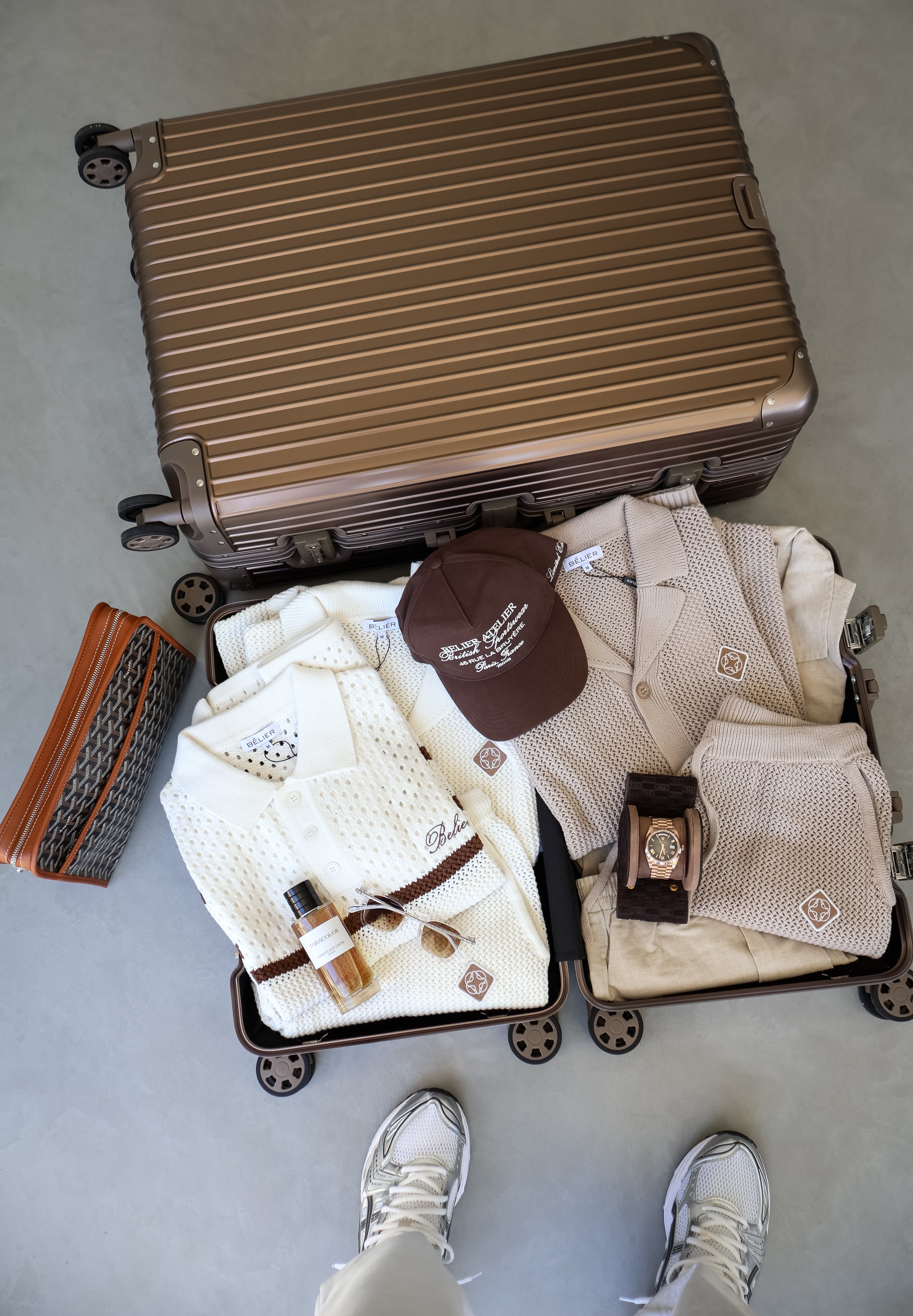 29" Large Aluminium Suitcase - Bronze