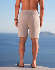 Leon Crochet Short - Taupe